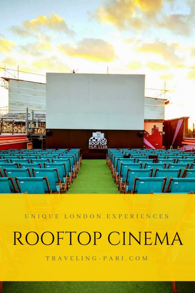 Cool and Unusual Experiences in London - Rooftop Cinema at the Bussey Building in Peckham.