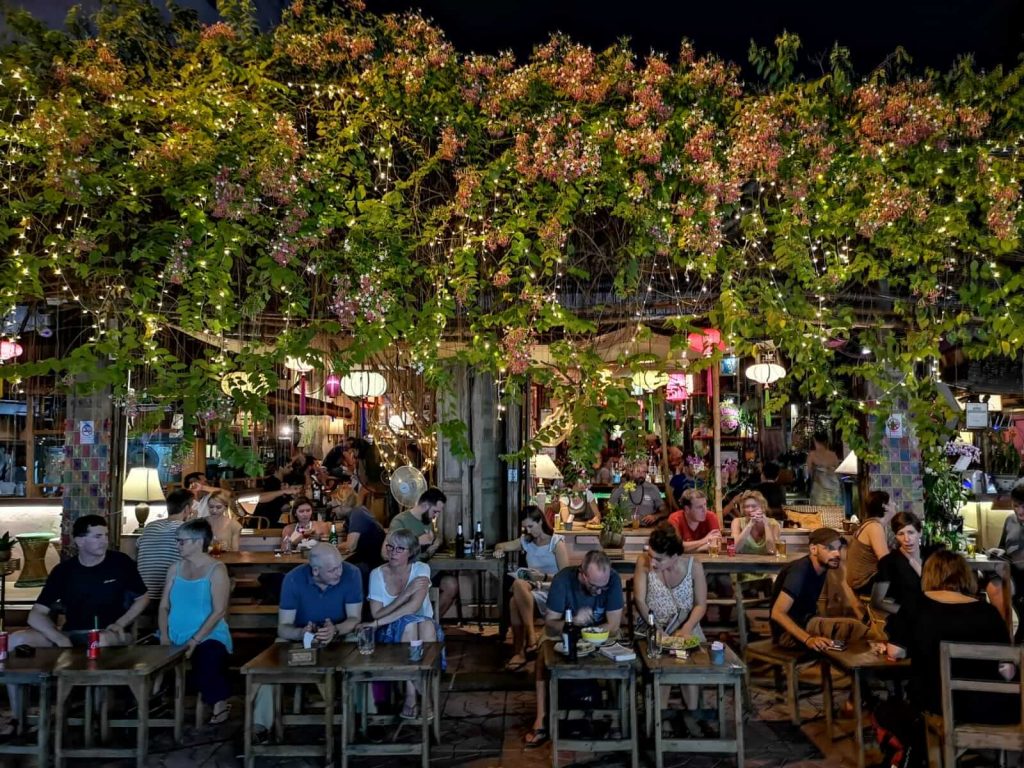 Rambuttri Village is a quieter alternative to the nearby Khao San road.