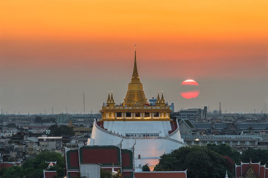Wat Saket also known as the Golden Mount temple is one of temples you should include in your Bangkok itinerary